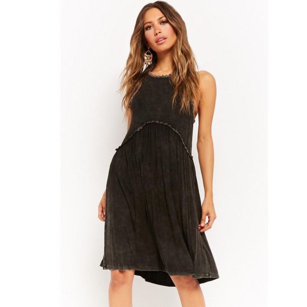 NWOT Forever 21 Mineral Wash Sleeveless Dress